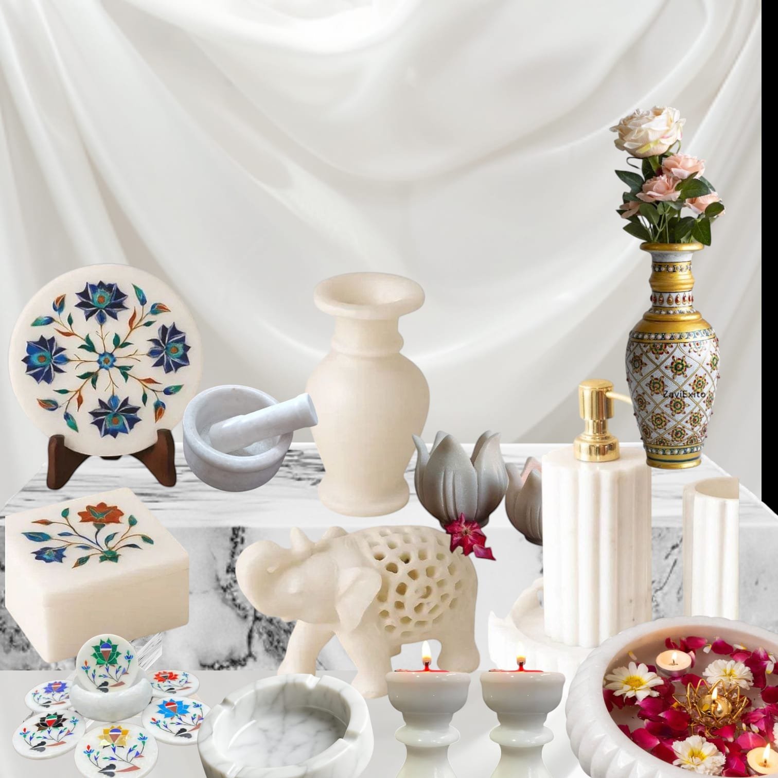 Handmade Marble Décor
